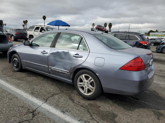 1HGCM56707A107087 - 2007 HONDA ACCORD EX BLUE photo 2