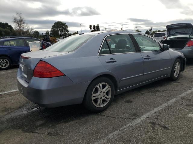 1HGCM56707A107087 - 2007 HONDA ACCORD EX BLUE photo 3