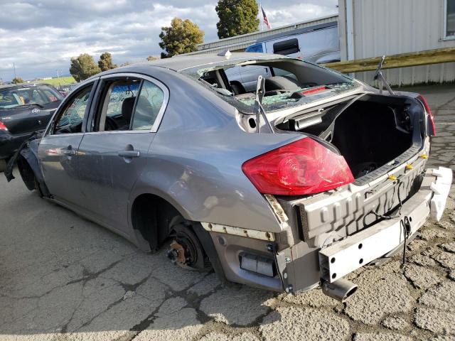 JNKBV61E98M211837 - 2008 INFINITI G35 GRAY photo 2