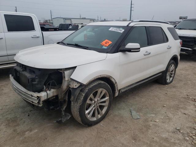 1FM5K7F88JGC48572 - 2018 FORD EXPLORER LIMITED WHITE photo 1