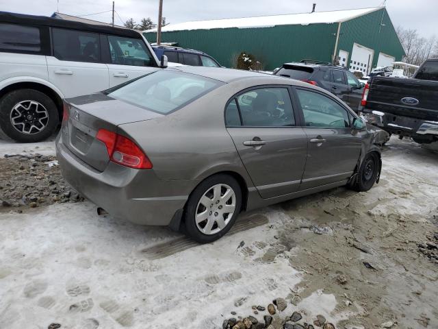 2HGFA16517H307474 - 2007 HONDA CIVIC LX TAN photo 3