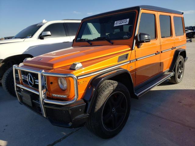 WDCYC7DHXJX288633 - 2018 MERCEDES-BENZ G 63 AMG ORANGE photo 1