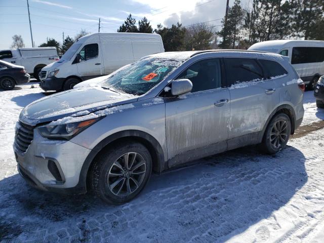 KM8SMDHF5JU257836 - 2018 HYUNDAI SANTA FE SE SILVER photo 1