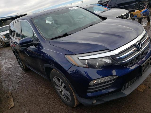 5FNYF6H72GB110341 - 2016 HONDA PILOT EXLN BLUE photo 4