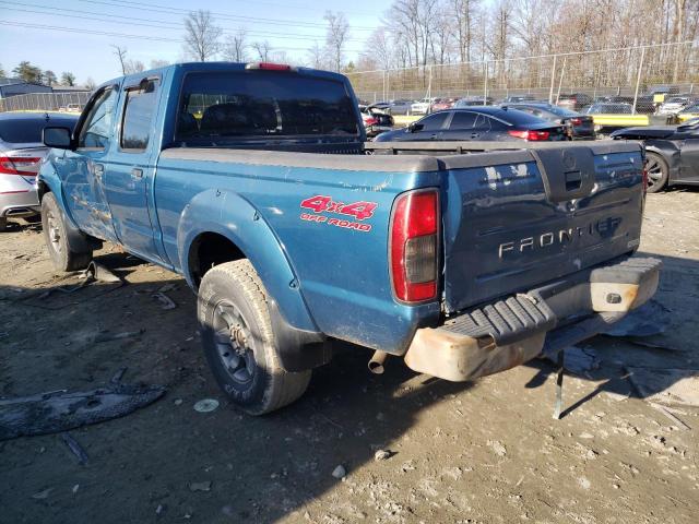 1N6ED29Y84C454660 - 2004 NISSAN FRONTIER CREW CAB XE V6 BLUE photo 2