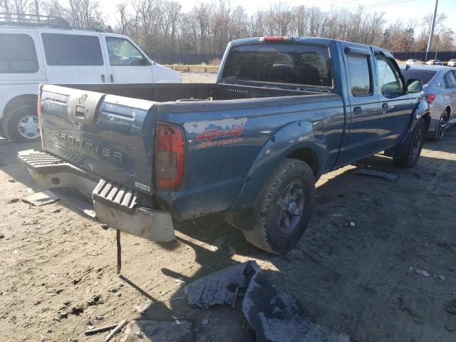 1N6ED29Y84C454660 - 2004 NISSAN FRONTIER CREW CAB XE V6 BLUE photo 3