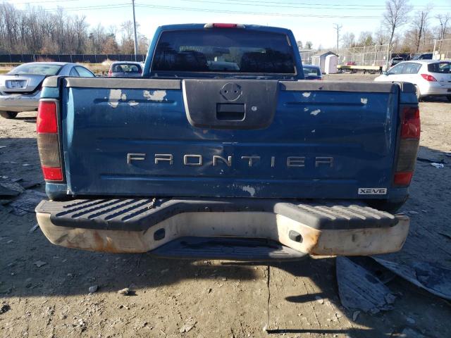 1N6ED29Y84C454660 - 2004 NISSAN FRONTIER CREW CAB XE V6 BLUE photo 6