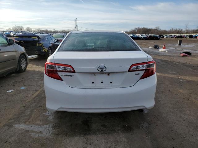 4T4BF1FK4CR252127 - 2012 TOYOTA CAMRY BASE WHITE photo 6