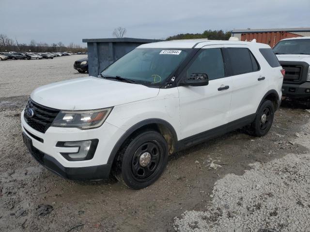 1FM5K8AR8HGC67364 - 2017 FORD EXPLORER POLICE INTERCEPTOR WHITE photo 1