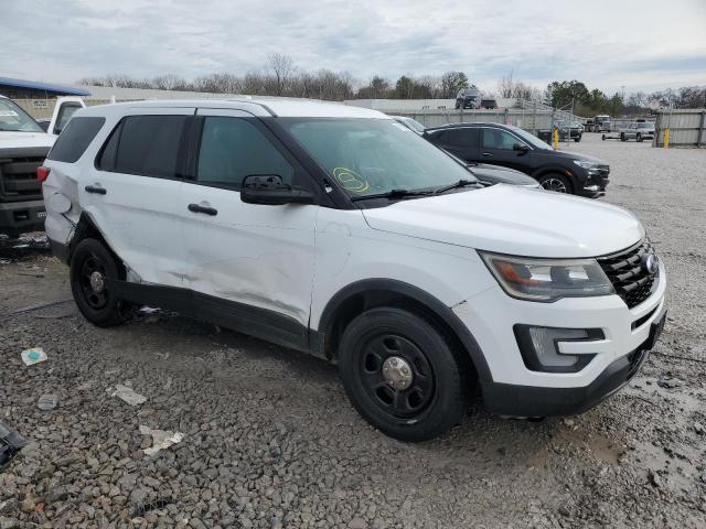 1FM5K8AR8HGC67364 - 2017 FORD EXPLORER POLICE INTERCEPTOR WHITE photo 4