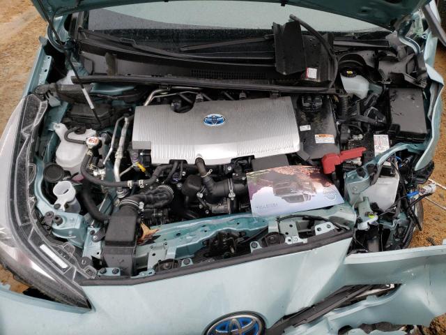 JTDKAMFU7N3178484 - 2022 TOYOTA PRIUS NIGHT SHADE BLUE photo 11