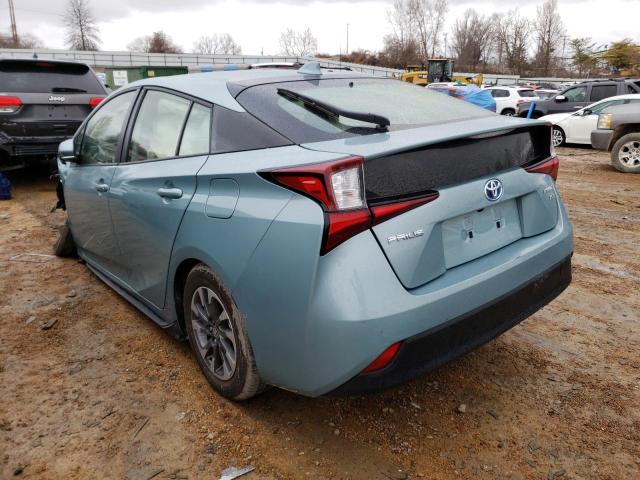 JTDKAMFU7N3178484 - 2022 TOYOTA PRIUS NIGHT SHADE BLUE photo 2