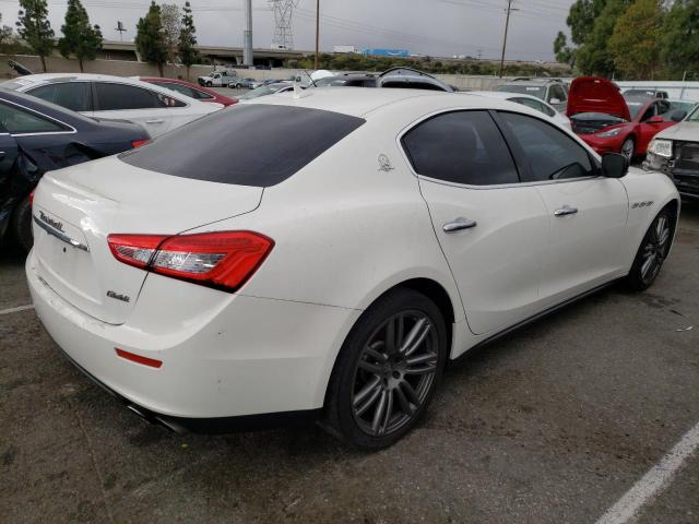 ZAM57XSA9G1176383 - 2016 MASERATI GHIBLI WHITE photo 3