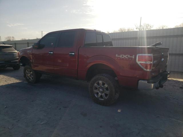 1FTFW1EF3DKD23285 - 2013 FORD F150 SUPER RED photo 2