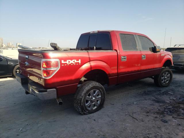1FTFW1EF3DKD23285 - 2013 FORD F150 SUPER RED photo 3