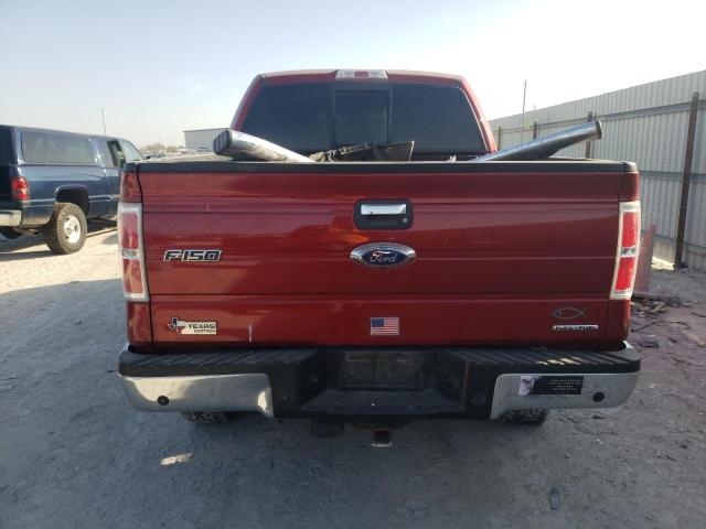 1FTFW1EF3DKD23285 - 2013 FORD F150 SUPER RED photo 6