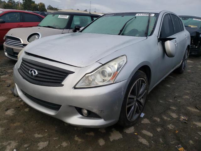 JN1CV6AR2BM355975 - 2011 INFINITI G37 SILVER photo 1