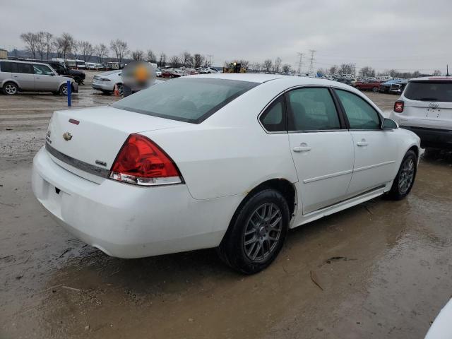 2G1WB5EK2A1174985 - 2010 CHEVROLET IMPALA LT WHITE photo 3