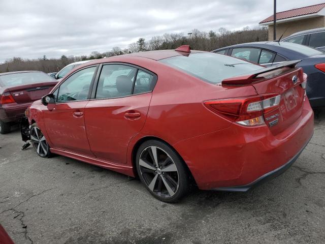 4S3GKAM67H3600022 - 2017 SUBARU IMPREZA SPORT RED photo 2