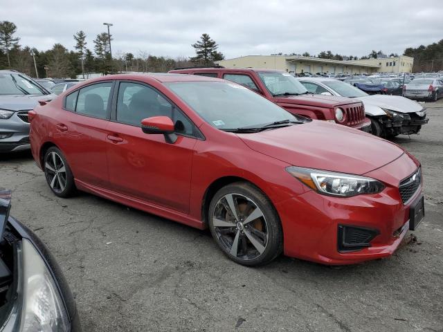 4S3GKAM67H3600022 - 2017 SUBARU IMPREZA SPORT RED photo 4