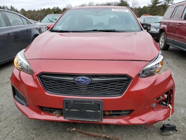 4S3GKAM67H3600022 - 2017 SUBARU IMPREZA SPORT RED photo 5