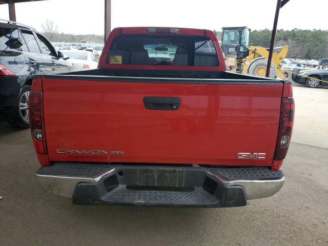 1GTCS136658153777 - 2005 GMC CANYON RED photo 6