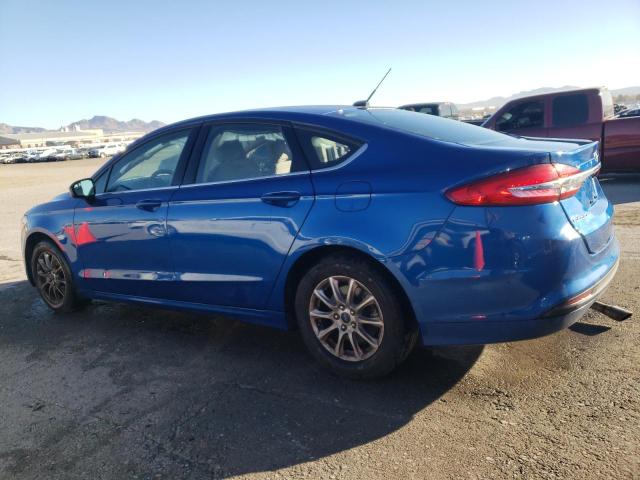 3FA6P0G7XHR399106 - 2017 FORD FUSION S BLUE photo 2