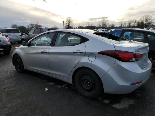 5NPDH4AE8GH725919 - 2016 HYUNDAI ELANTRA SE GRAY photo 2