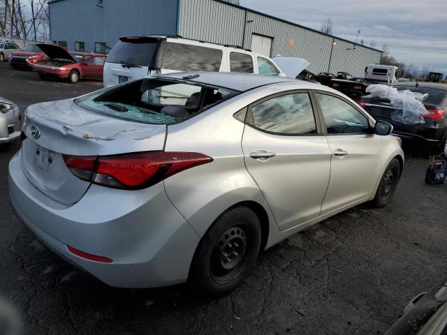 5NPDH4AE8GH725919 - 2016 HYUNDAI ELANTRA SE GRAY photo 3