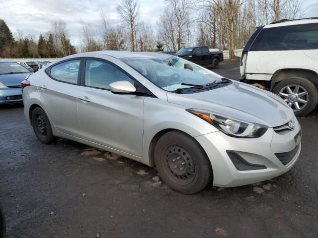 5NPDH4AE8GH725919 - 2016 HYUNDAI ELANTRA SE GRAY photo 4