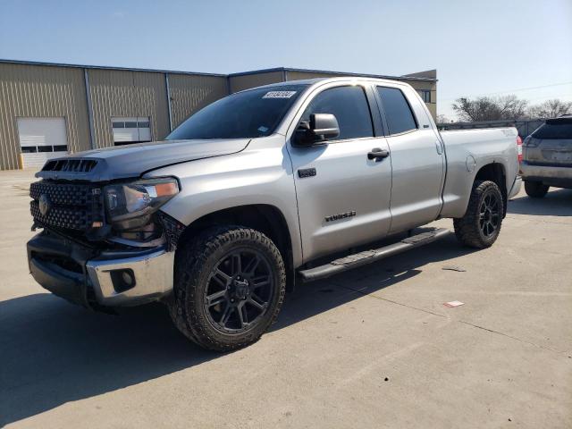 5TFUW5F14KX849149 - 2019 TOYOTA TUNDRA DOUBLE CAB SR/SR5 SILVER photo 1