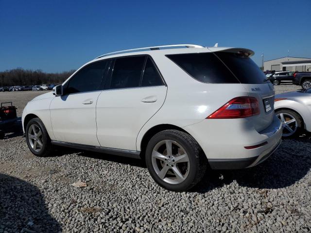 4JGDA5HB2FA560604 - 2015 MERCEDES-BENZ ML 350 4MATIC WHITE photo 2