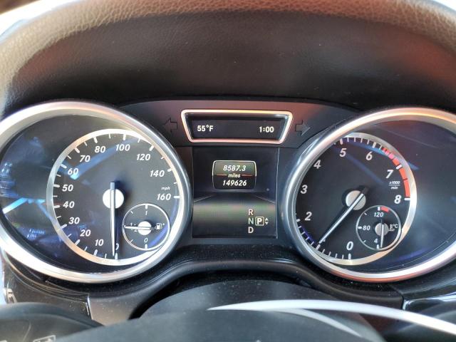 4JGDA5HB2FA560604 - 2015 MERCEDES-BENZ ML 350 4MATIC WHITE photo 9