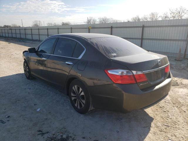 1HGCR2F35DA271542 - 2013 HONDA ACCORD LX CHARCOAL photo 2