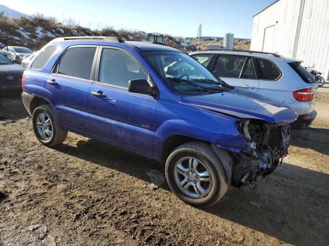 KNDJE723777396967 - 2007 KIA SPORTAGE EX BLUE photo 4