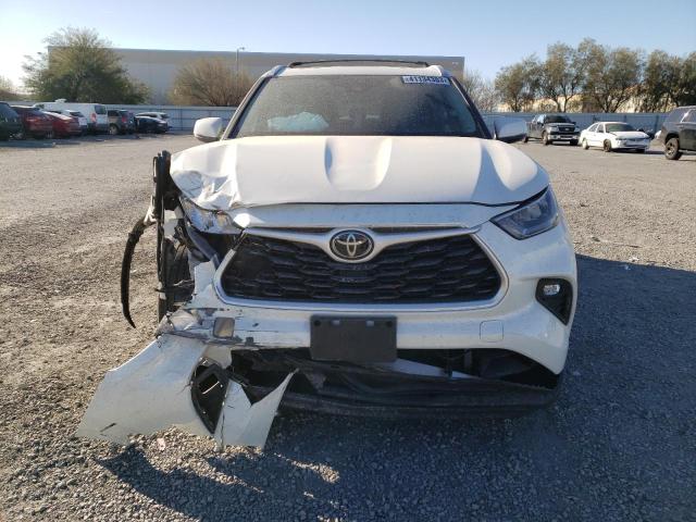 5TDHZRAH2LS503645 - 2020 TOYOTA HIGHLANDER XLE WHITE photo 5