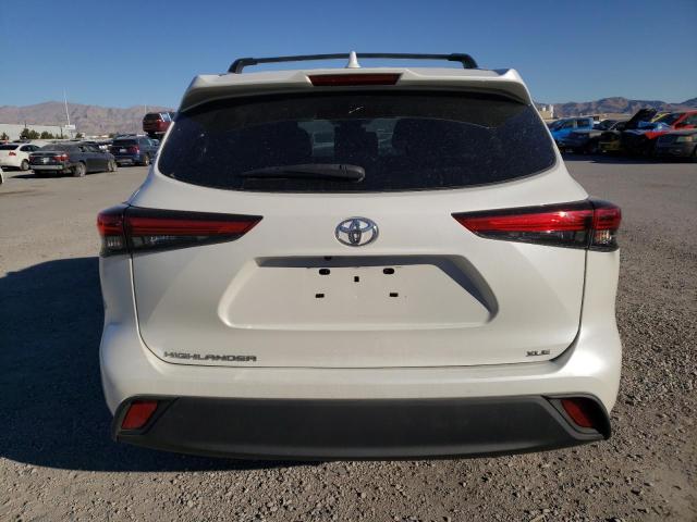 5TDHZRAH2LS503645 - 2020 TOYOTA HIGHLANDER XLE WHITE photo 6