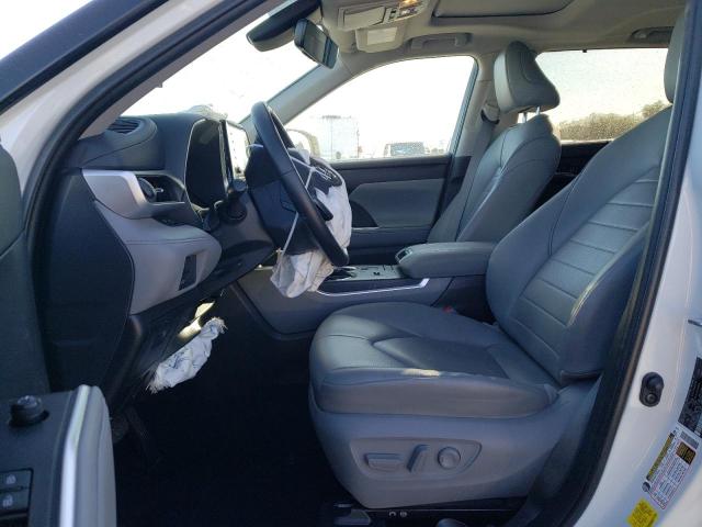 5TDHZRAH2LS503645 - 2020 TOYOTA HIGHLANDER XLE WHITE photo 7