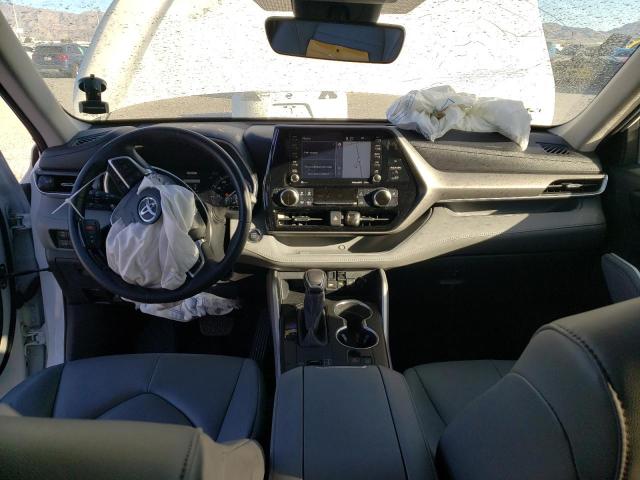 5TDHZRAH2LS503645 - 2020 TOYOTA HIGHLANDER XLE WHITE photo 8