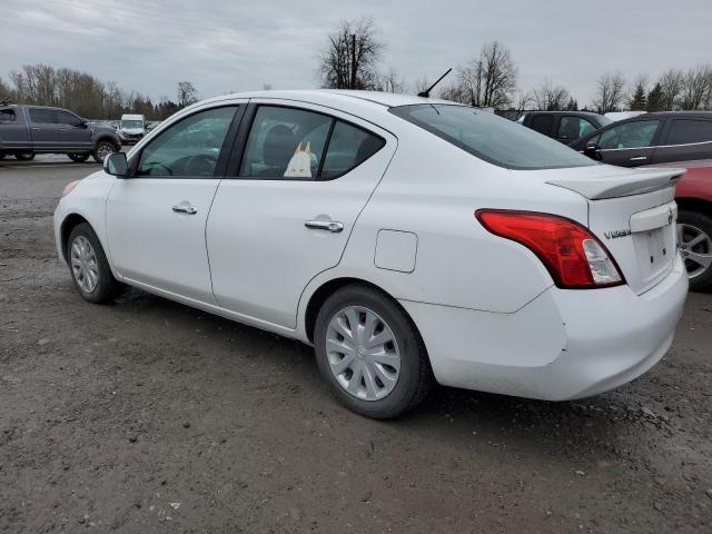 3N1CN7AP6EL811687 - 2014 NISSAN VERSA S WHITE photo 2