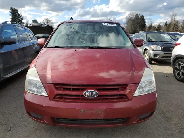 KNDMB233X96315069 - 2009 KIA SEDONA EX RED photo 5