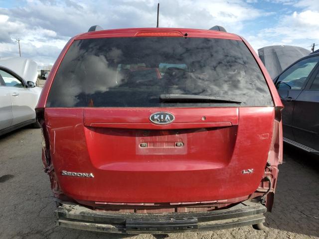 KNDMB233X96315069 - 2009 KIA SEDONA EX RED photo 6