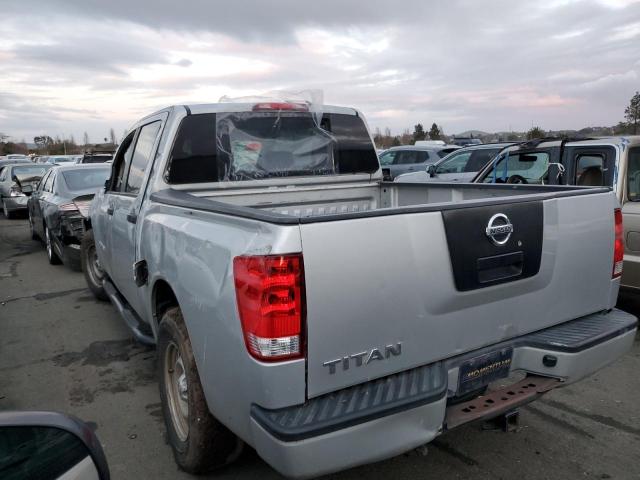 1N6AA0EK8CN319159 - 2012 NISSAN TITAN S SILVER photo 2