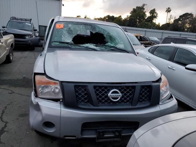 1N6AA0EK8CN319159 - 2012 NISSAN TITAN S SILVER photo 5