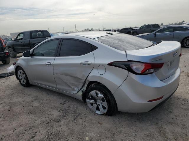 5NPDH4AE5GH793028 - 2016 HYUNDAI ELANTRA SE SILVER photo 2