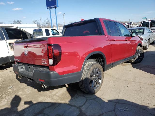 5FPYK3F10MB015868 - 2021 HONDA RIDGELINE SPORT RED photo 3