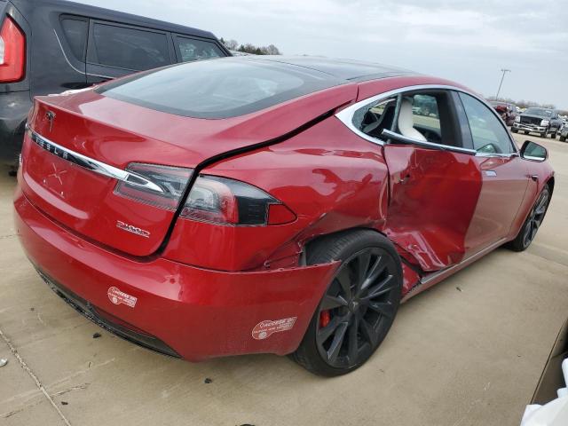 5YJSA1E44JF261187 - 2018 TESLA MODEL S წითელი ფოტო 3