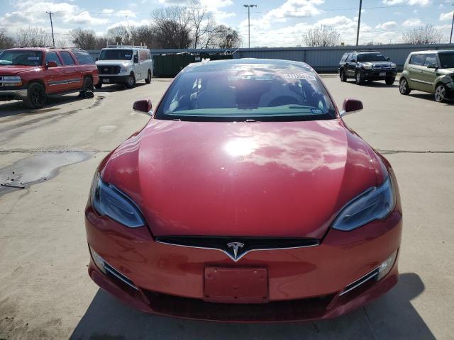 5YJSA1E44JF261187 - 2018 TESLA MODEL S წითელი ფოტო 5