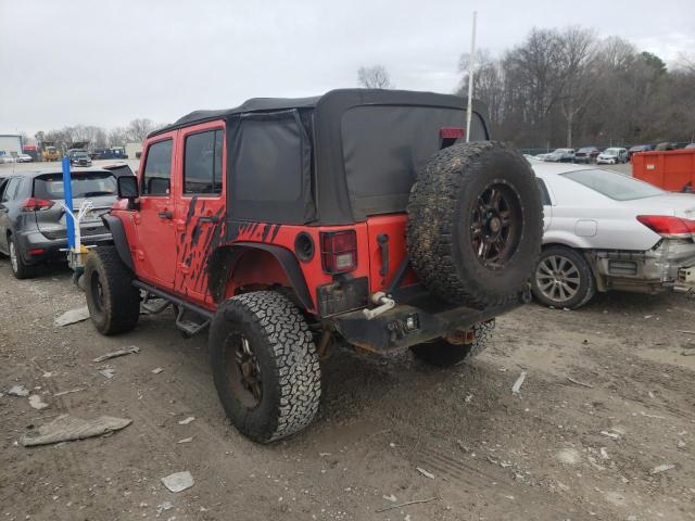 1C4BJWDG3DL669464 - 2013 JEEP WRANGLER U SPORT Orange Foto 2