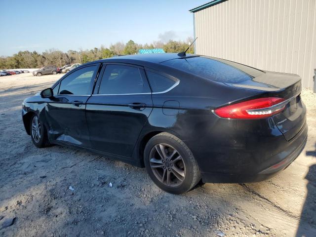 3FA6P0H76JR277895 - 2018 FORD FUSION SE BLACK photo 2